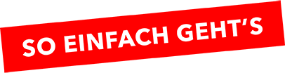 so einfach geht's